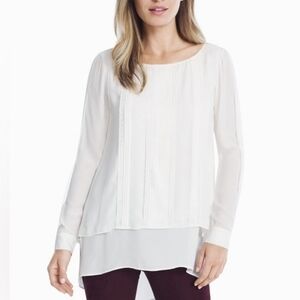 White House Black Market Double Layer Tunic